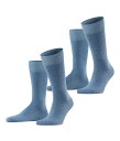 yz t@P Y C A_[EFA Happy 2-Pack Socks Light Denim