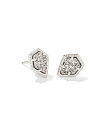 【送料無料】 ケンドラスコット レディース ピアス・イヤリング アクセサリー Framed Tessa Stud Earrings Silver Platinum