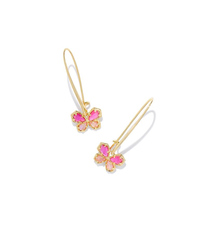 【送料無料】 ケンドラスコット レディース ピアス・イヤリング アクセサリー Mae Butterfly Wire Drop Earrings Gold Azalea Pin