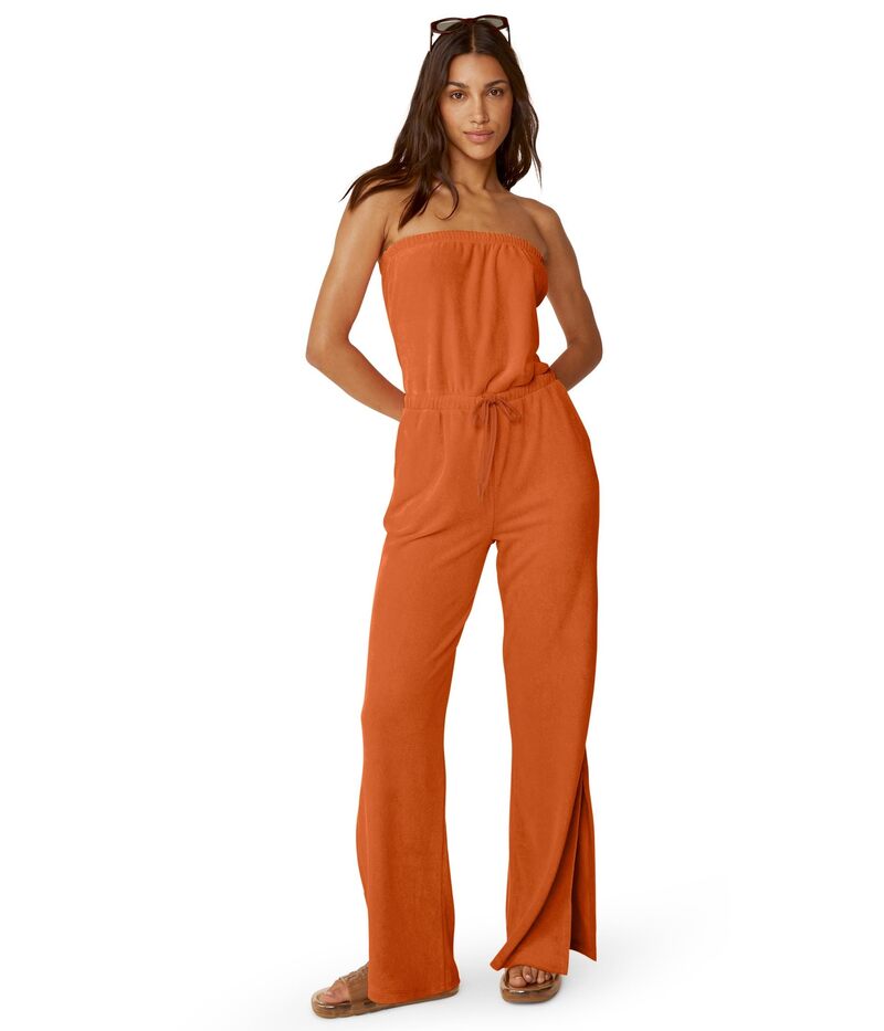 ̵ ӥɥ襬 ǥ ץ ȥåץ Tropez Jumpsuit Orange Dream