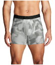 【送料無料】 アンダーアーマー メンズ ボクサーパンツ アンダーウェア Performance Tech Print 6 Boxer Briefs White