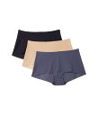 【送料無料】 ハンキーパンキー レディース パンツ アンダーウェア BreatheSoft Boyshort 3 Pack Black/Taupe/Gra