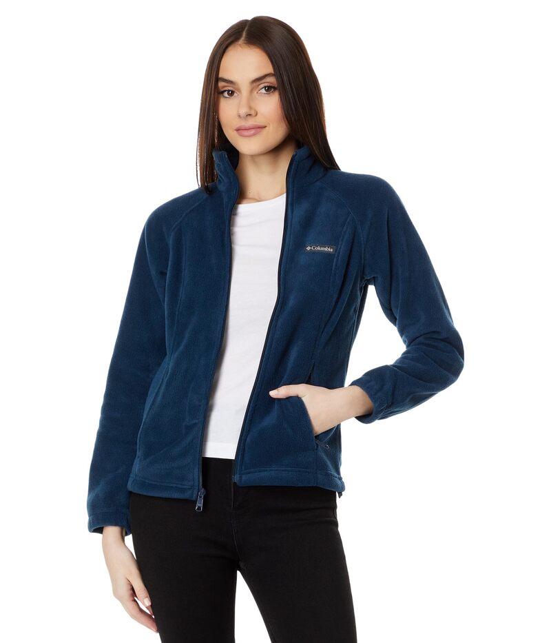 【送料無料】 コロンビア レディース コート アウター Benton Springs Full Zip Columbia Navy