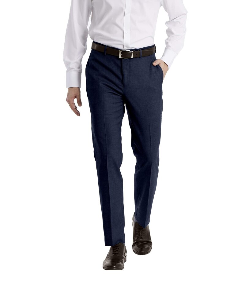 【送料無料】 カルバンクライン メンズ カジュアルパンツ ボトムス Slim Fit Suit Separates Solid Medium Bl