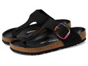 【送料無料】 ビルケンシュトック レディース サンダル シューズ Gizeh Big Buckle Iridescent Black