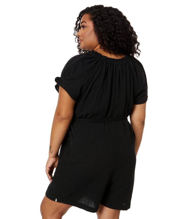 【送料無料】 トッミーバハマ レディース ジャンプスーツ トップス Coral Isle Short Sleeve Romper Black