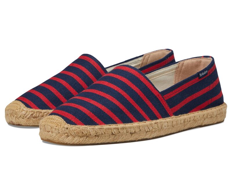 【送料無料】 ソルドス メンズ スリッポン・ローファー シューズ Original Espadrille Dark Navy / Red