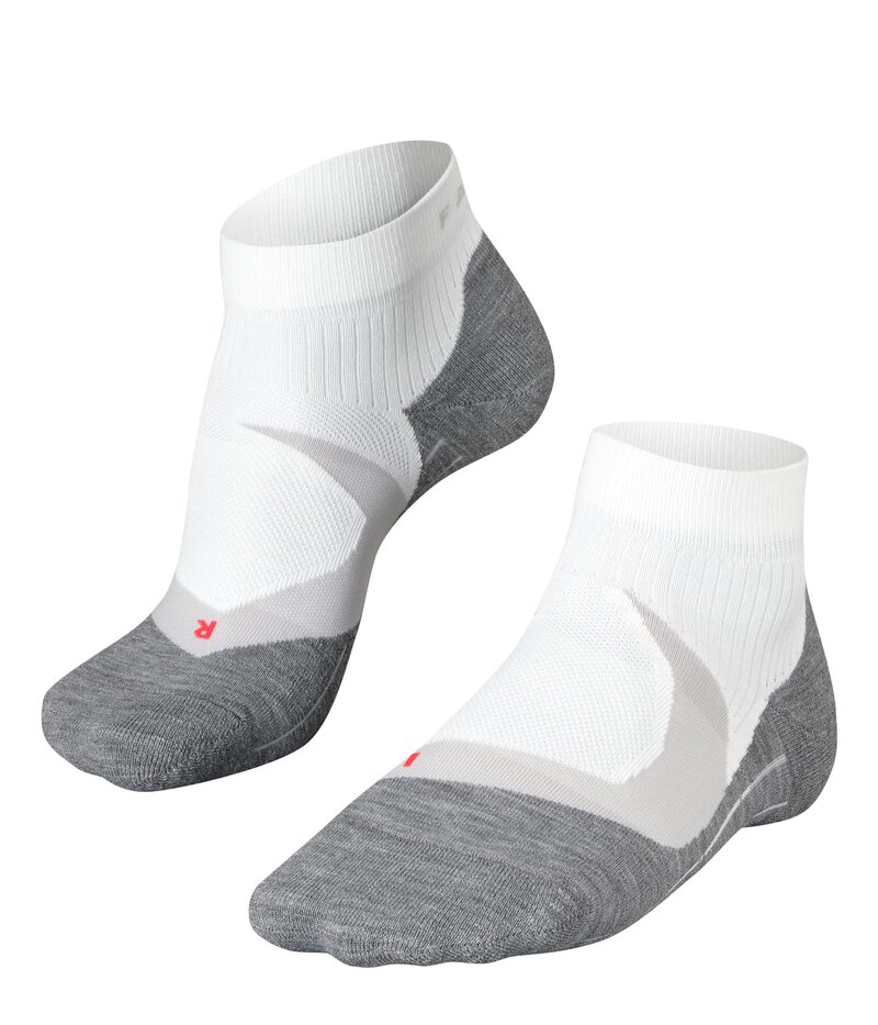 ファルケ メンズ 【送料無料】 ファルケ メンズ 靴下 アンダーウェア RU4 Cool Short Running Socks White/Mix