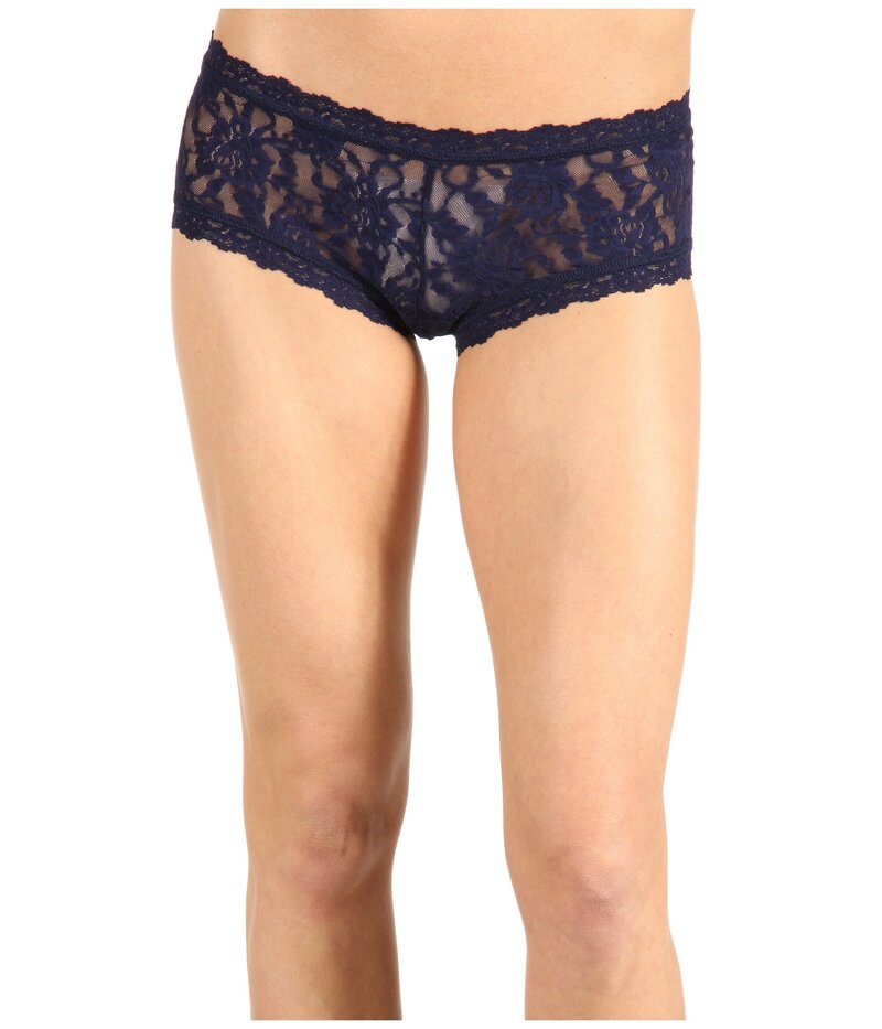 【送料無料】 ハンキーパンキー レディース パンツ アンダーウェア Signature Lace Low Rise Thong 3-Pack Navy Blueのサムネイル