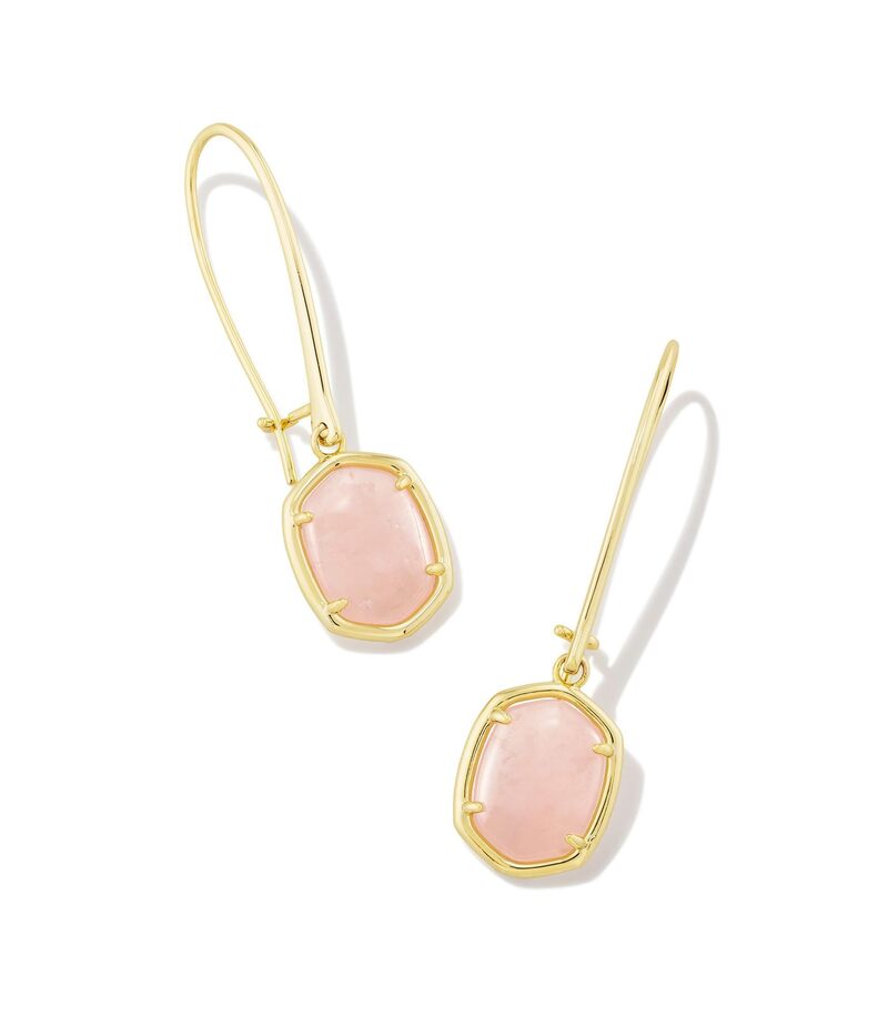 【送料無料】 ケンドラスコット レディース ピアス・イヤリング アクセサリー Daphne Wire Drop Earrings Gold Rose Quart