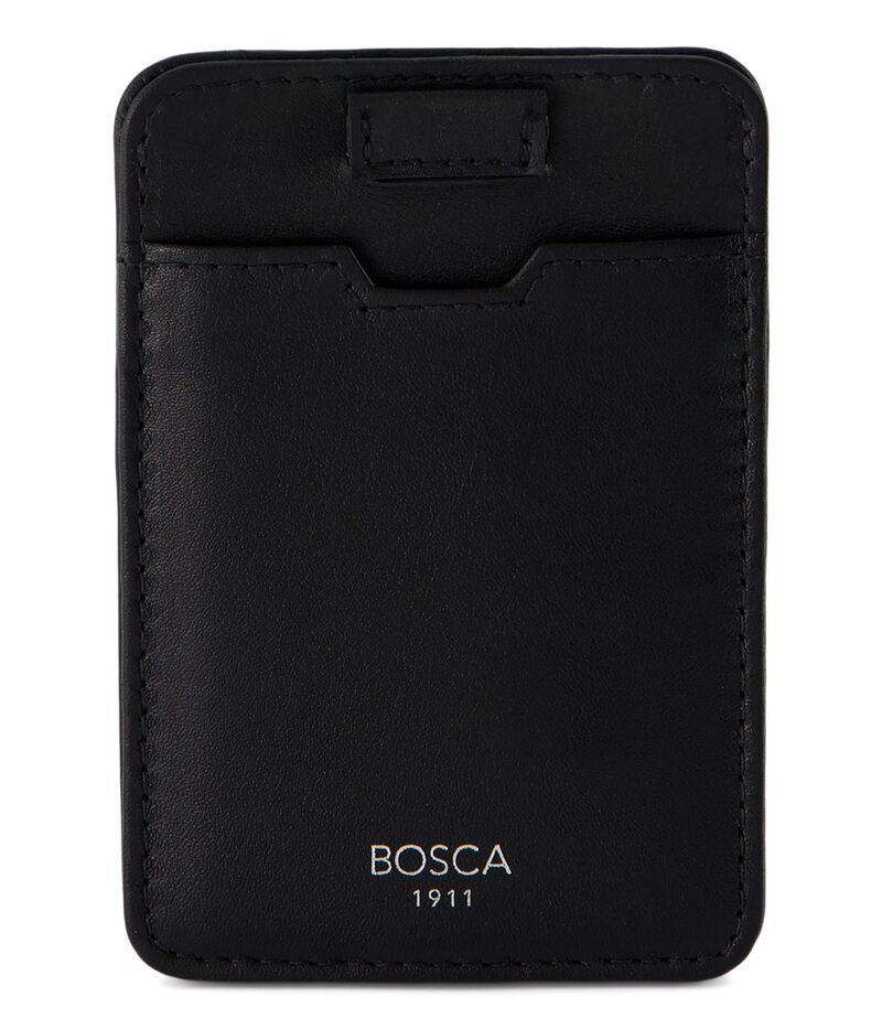 【送料無料】 ボスカ メンズ 財布 アクセサリー Nappa Vitello - Pull Tab Card Case Black