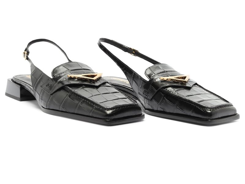 【送料無料】 シュッツ レディース ヒール シューズ Arizona Sling Block Black