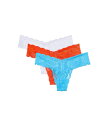 【送料無料】 コサベラ レディース パンツ アンダーウェア Never Say Never 3 Pack Lowrider Thong Const Blue S...