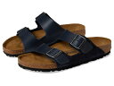 【送料無料】 ビルケンシュトック メンズ サンダル シューズ Arizona - Suede/Oiled Leather Midnight