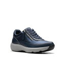 【送料無料】 クラークス レディース スニーカー シューズ Tivoli Zip Navy Combi Leat