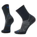 【送料無料】 スマートウール メンズ 靴下 アンダーウェア Run Zero Cushion Mid Crew Socks Black