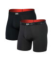 【送料無料】 サックスアンダーウェアー メンズ ボクサーパンツ アンダーウェア Multi-Sport Mesh Boxer Brief Fly 2-Pack ...
