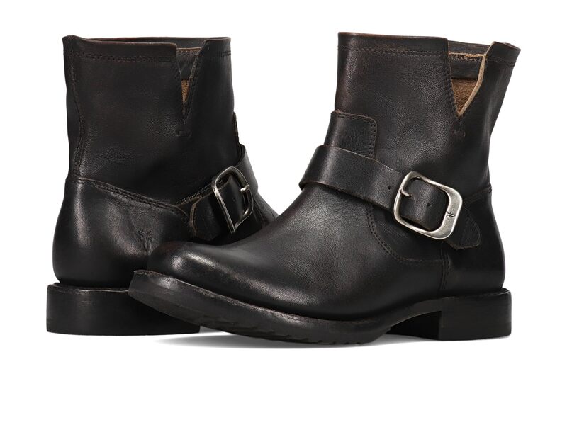 フライ レディース シューズ ブーツ・レインブーツ Frye Veronica Flex Bootie Antique Black ブラック
