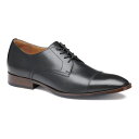 【送料無料】 ジョンストンアンドマーフィー メンズ オックスフォード シューズ Richland Cap Toe Black Full Grai