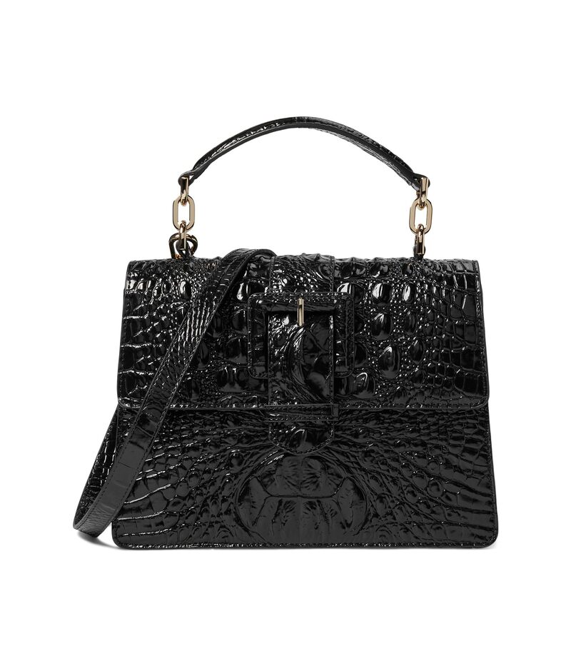 【送料無料】 ブランミン レディース ハンドバッグ バッグ Melbourne Small Hallie Satchels Black