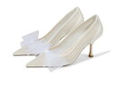 【送料無料】 スチュアート ワイツマン レディース ヒール シューズ Blushing Bow 75 Pump Cream/White