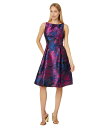 【送料無料】 アドリアナ パペル レディース ワンピース トップス Jacquard Envelope Short Dress Navy/Orchid