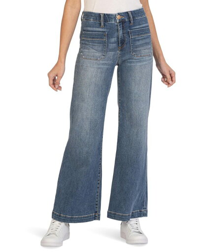 【送料無料】 カットフロムザクロス レディース デニムパンツ ボトムス Meg High-Rise Wide Leg in Clear Clear 【送料無料】 カットフロムザクロス レディース デニムパンツ ボトムス Meg High-Rise Wide Leg in Clear Clear