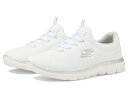 【送料無料】 スケッチャーズ レディース スニーカー シューズ Summits Artistry Chic White Silver