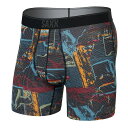 【送料無料】 サックスアンダーウェアー メンズ ボクサーパンツ アンダーウェア Quest Boxer Brief Fly Light And Shado