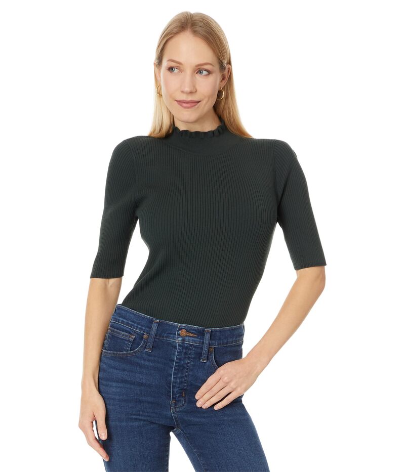 【送料無料】 リラピー レディース ニット・セーター アウター Ruffle Mock Neck Sweater Loden