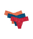 【送料無料】 コサベラ レディース パンツ アンダーウェア Never Say Never 3 Pack Lowrider Thong Fragolino/Mi...