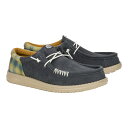 【送料無料】 ヘイデュード メンズ スリッポン・ローファー シューズ Wally Funk Waffle Navy Plaid