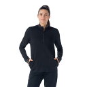 【送料無料】 スマートウール レディース パーカー・スウェット アウター Intraknit Merino Tech 1/2 Zip Black-Charcoa...