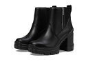 【送料無料】 ソレル レディース ブーツ・レインブーツ シューズ Caribou X Heel Chelsea Black/Black