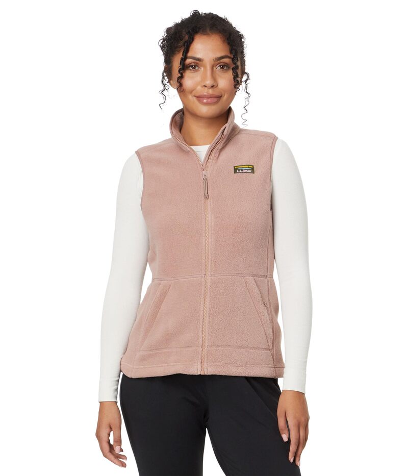 【送料無料】 エルエルビーン レディース コート アウター Mountain Classic Fleece Vest Mauve Taupe