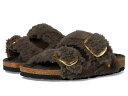 【送料無料】 ビルケンシュトック レディース サンダル シューズ Arizona Big Buckle Teddy Concrete Gray