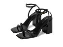 【送料無料】 カルバンクライン レディース ヒール シューズ Sassa Black Patent