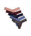 【送料無料】 ハンキーパンキー レディース パンツ アンダーウェア SupimaR Cotton Low Rise Thong 5 Pack Roobios/C...