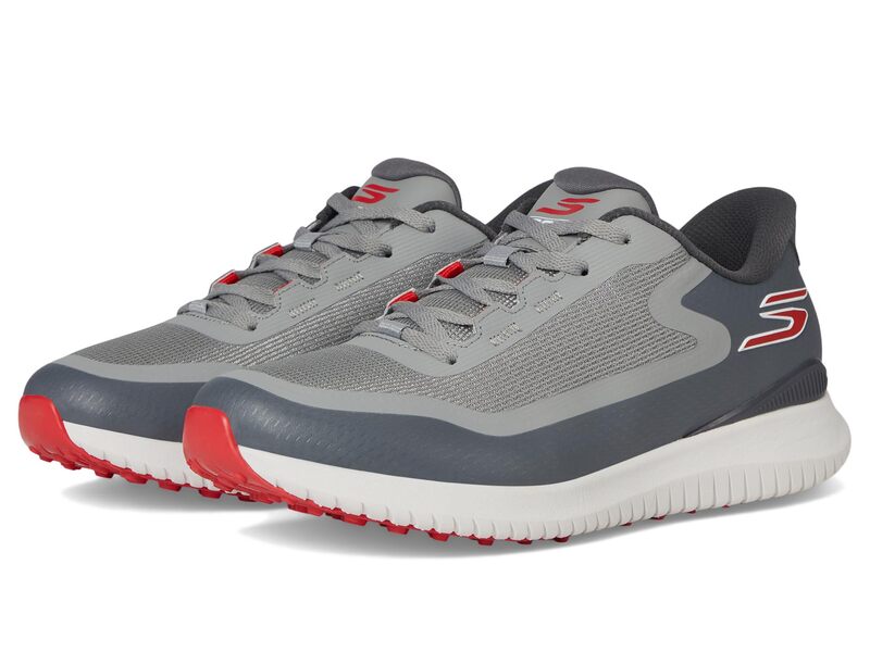 【送料無料】 スケッチャーズ メンズ スニーカー シューズ Flite Spikeless Slip-In Golf Shoe Gray その1