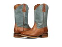 【送料無料】 フライ メンズ ブーツ・レインブーツ シューズ Hauser Roper Tan/Faded Denim