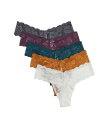 【送料無料】 コサベラ レディース パンツ アンダーウェア Never Say Never Cutie Lowrider Thong 5 Pack Anthra...