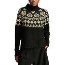 【送料無料】 ラッキーブランド レディース ニット・セーター アウター Fairisle Turtleneck Black Combo