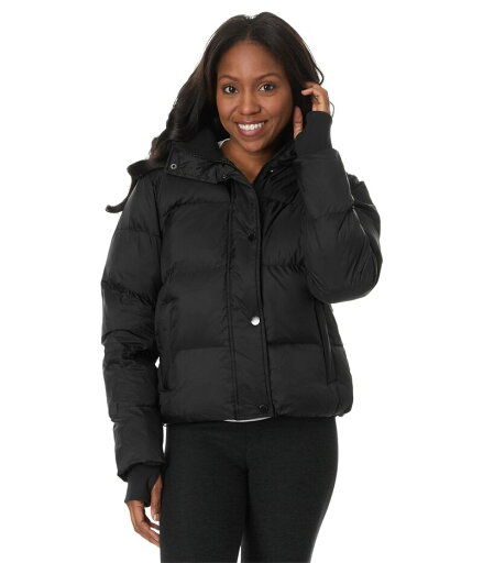 【送料無料】 ビヨンドヨガ レディース コート アウター Big Cozy Hooded Puffer Jacket Black 【送料無料】 ビヨンドヨガ レディース コート アウター Big Cozy Hooded Puffer Jacket Black