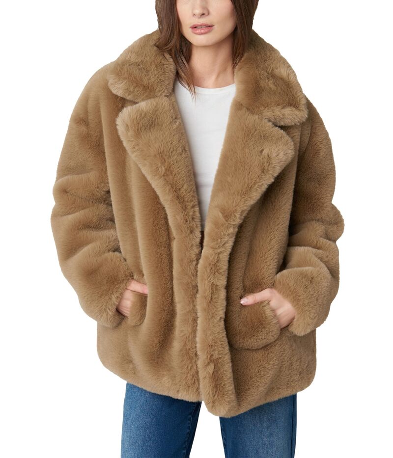 【送料無料】 ブランクニューヨーク レディース コート アウター Faux Fur Jacket Iced Frappe