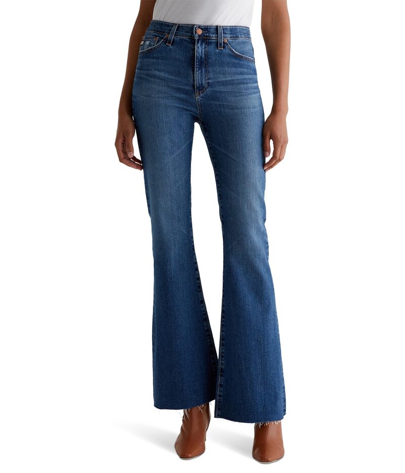 【送料無料】 エージージーンズ レディース デニムパンツ ボトムス Madi Super High Rise Flare Jeans in 15 Years Prague 15 Years Prague