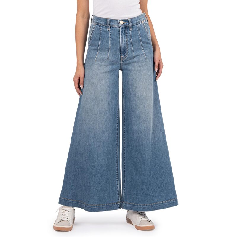 【送料無料】 カットフロムザクロス レディース カジュアルパンツ ボトムス Goldie High-Rise Super Wide Leg Slash pocket front Dart In Unlimited Unlimited