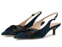 【送料無料】 ジャックロジャース レディース ヒール シューズ DEBRA SLING BACK KITTEN HEEL - PLAID/SATIN Midni...