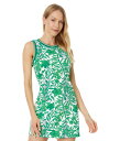 【送料無料】 リリーピュリッツァー レディース ワンピース トップス Kick Serve Dress Upf 50+ Fiddle Leaf Gre