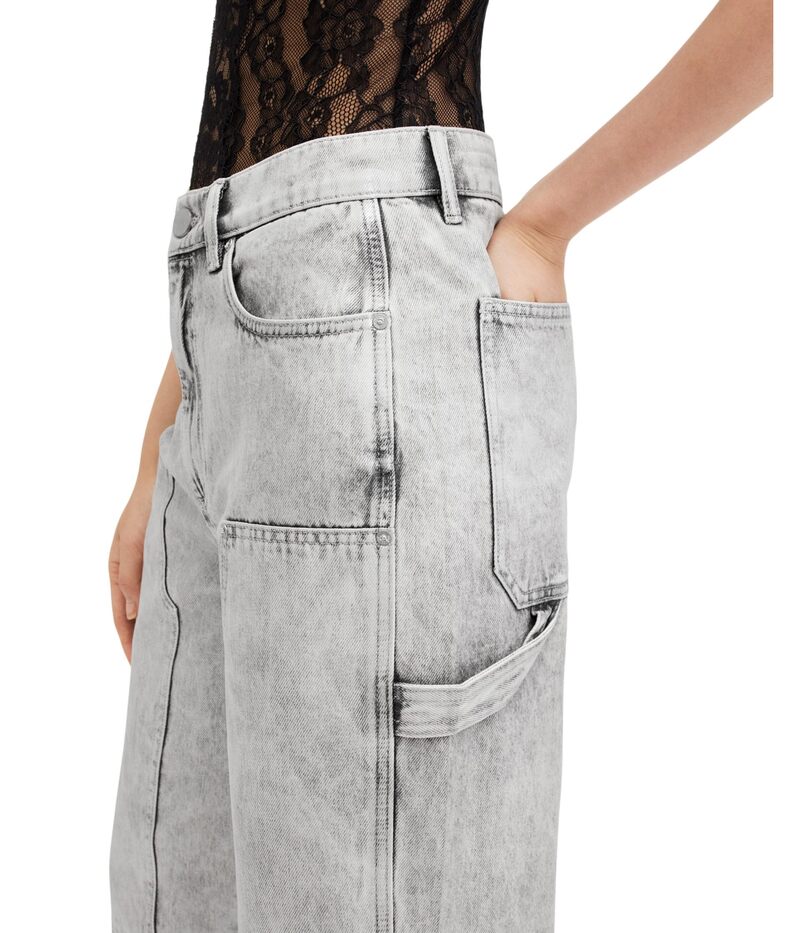 【送料無料】 オールセインツ レディース デニムパンツ ジーンズ ボトムス Mia Carpenter Jean Coated Silver