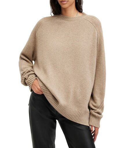 【送料無料】 オールセインツ レディース ニット・セーター アウター Ines Crew Neck Doe Brown 【送料無料】 オールセインツ レディース ニット・セーター アウター Ines Crew Neck Doe Brown